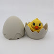 Cute yellow chick sensory toy in a 3D printed cracked egg shell, educational fidget toy
