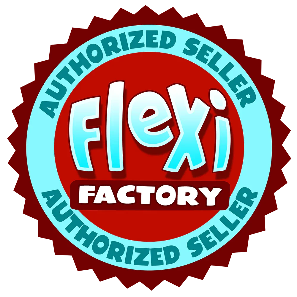 Authorized Seller badge for Flexi Factory sensory toys and fidgets