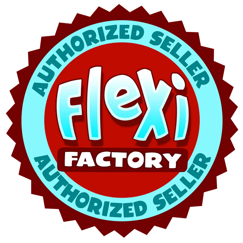 Authorized Seller badge for Flexi Factory sensory toys and fidgets