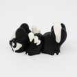 Black and white 3D printed fidget toy with textured surface for sensory play