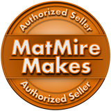MatMire Makes Authorized Seller badge in orange and white