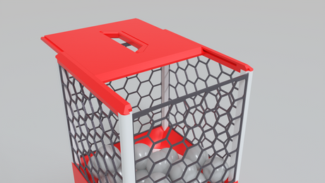 Gachapop 2" Capsule Vending Machine - Perfect Token Reward System