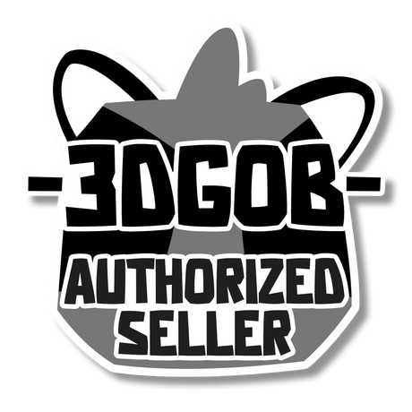 3DGob Authorized Seller badge with star and cat ears design