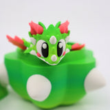 Cactus Bloom Mini Dragon and Egg