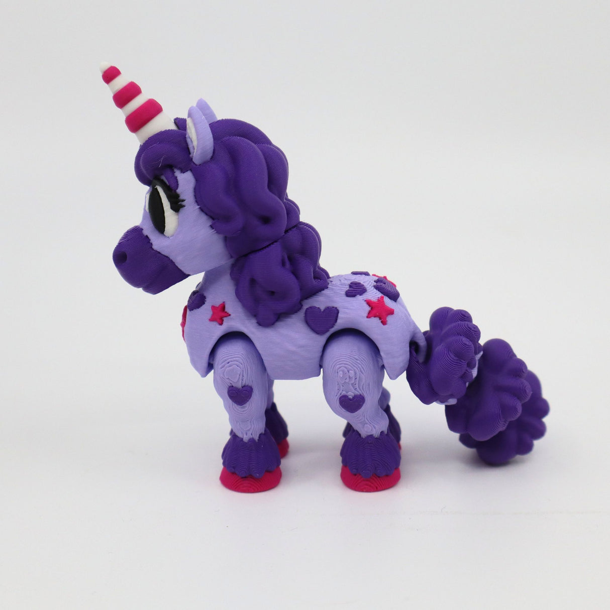 Birthday Unicorn with Cupcake Home and Matching Clicker
