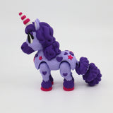 Birthday Unicorn with Cupcake Home and Matching Clicker