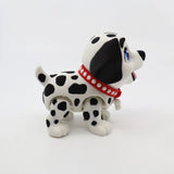 3D printed Dalmatian fidget toy with red collar, sensory-friendly design for kids
