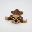 3D printed sloth sensory toy with cute face for children on white background