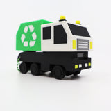 Garbage Truck Clicker with Garbage Cans