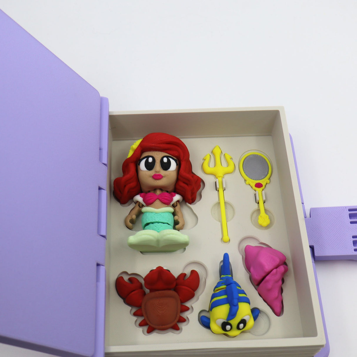 Mermaid Book Playset - Flexi Mermaid with Accessories