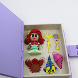 Mermaid Book Playset - Flexi Mermaid with Accessories