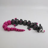 Opossum Dragon with 7 Babies on Her Back - Over 18" Long