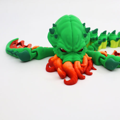 Cthulhu Monster Dragon - an Alien Hybrid Mix of Octopus, Dragon and Human