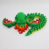 Cthulhu Monster Dragon - an Alien Hybrid Mix of Octopus, Dragon and Human
