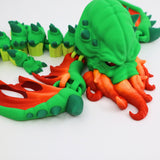 Cthulhu Monster Dragon - an Alien Hybrid Mix of Octopus, Dragon and Human